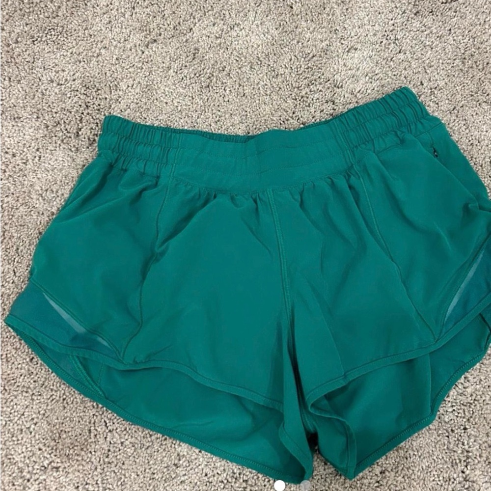 Lululemon Athletica Green Athletic Shorts